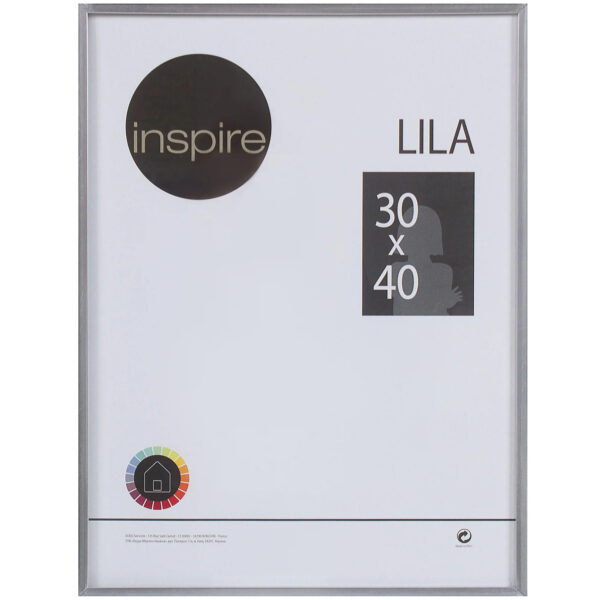 Рамка Inspire Lila 30x40 см, серебряная